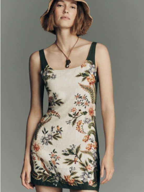 FARM Rio Dresses & Skirts - Farm RIO Green Floral Minidress S